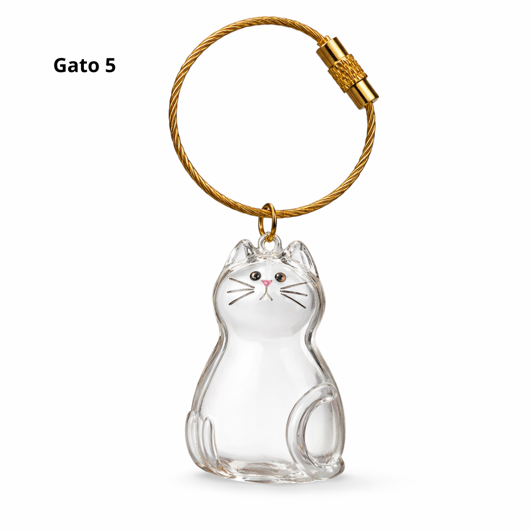 Llavero recuerdo gato