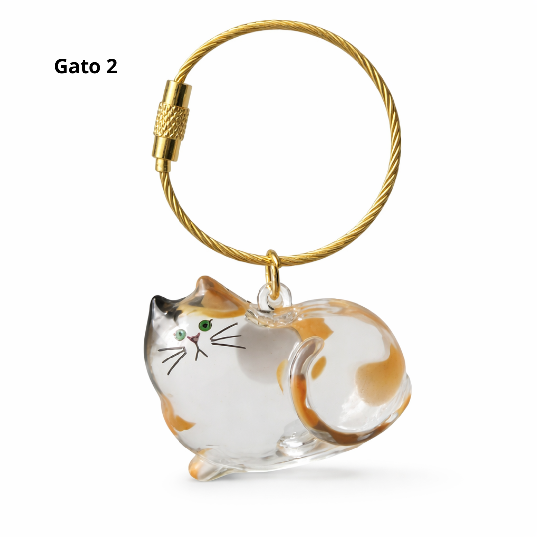 Llavero recuerdo gato