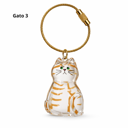 Llavero recuerdo gato